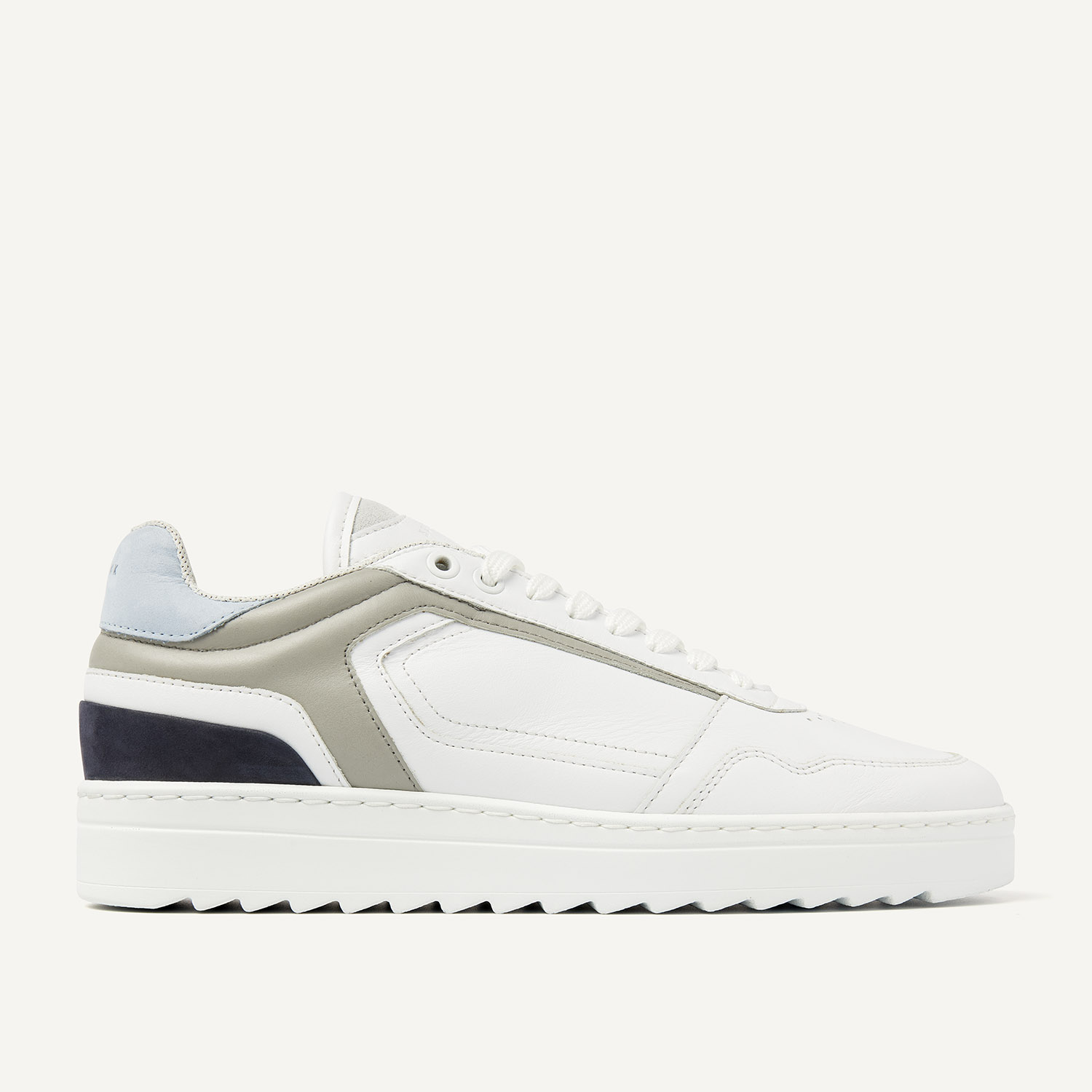 Cliff Cane | Wit Blauwe Sneaker voor Heren