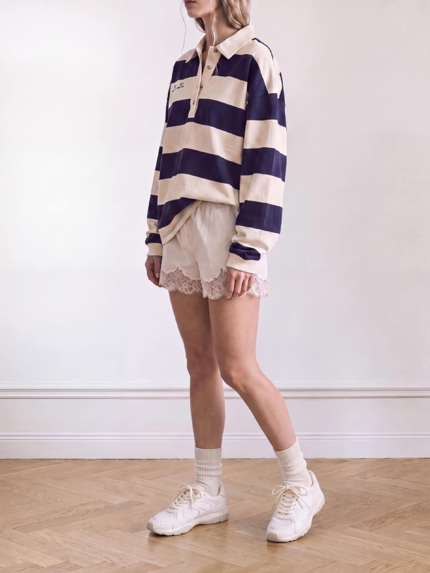 Benny Morgan | Baskets en Cuir Blanc pour Femme