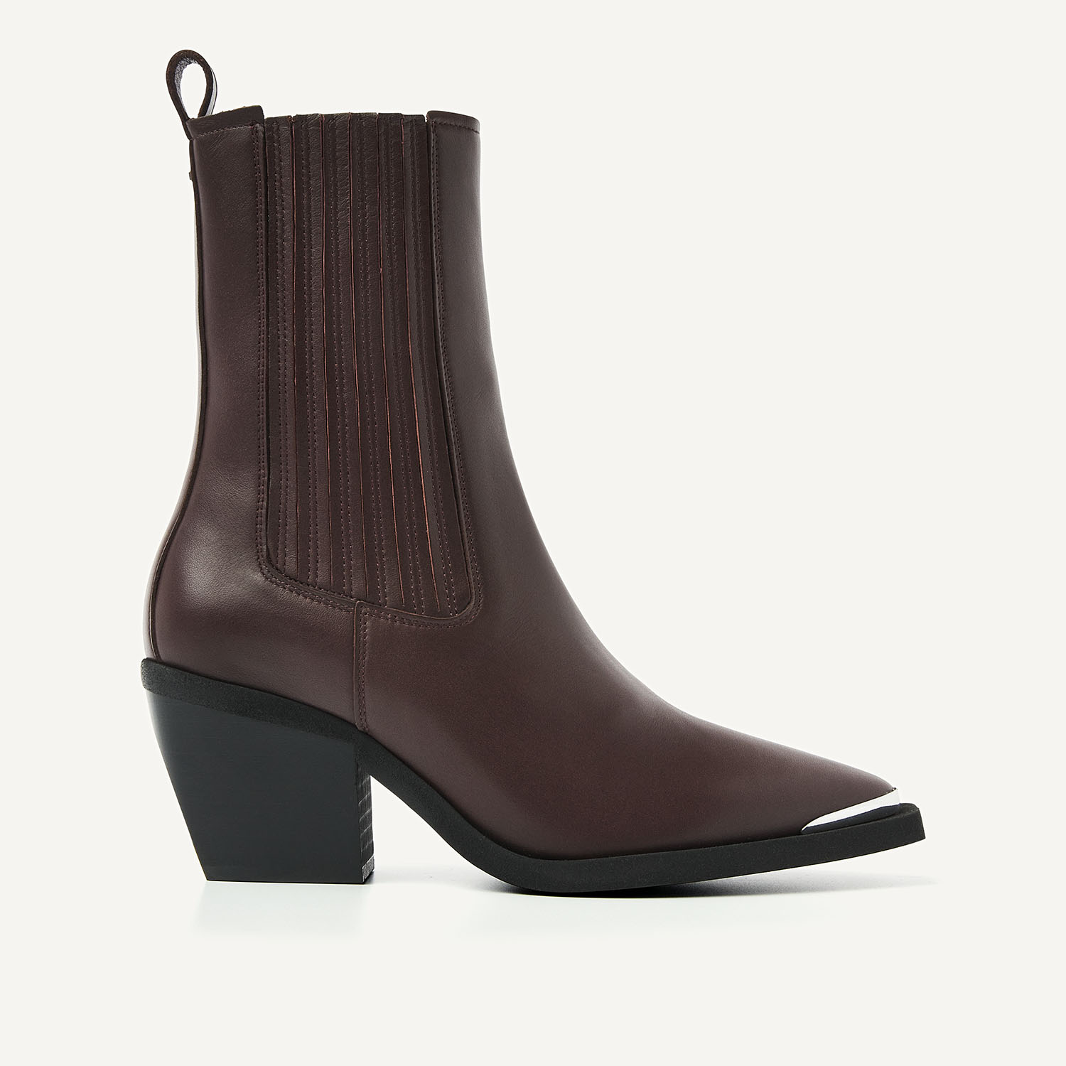 Liv Loua Metal | Bordeaux Boots voor Dames