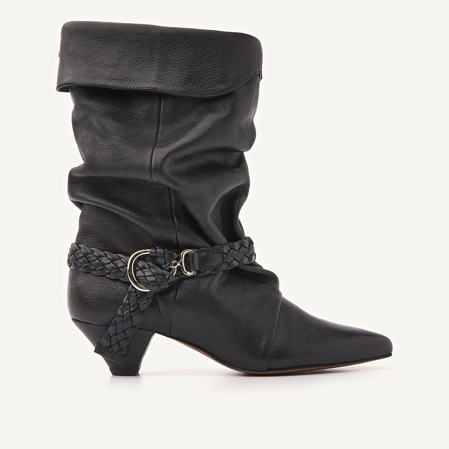 Sally Lynn | Black Leather Boots for Women
