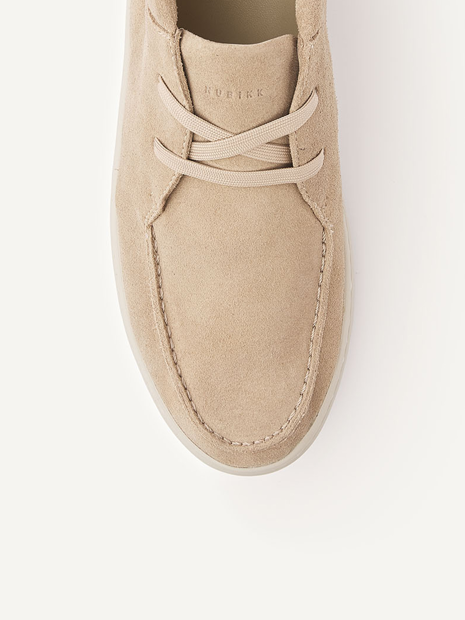 Jiro Gio II | Mocasín de Ante Beige para Hombre