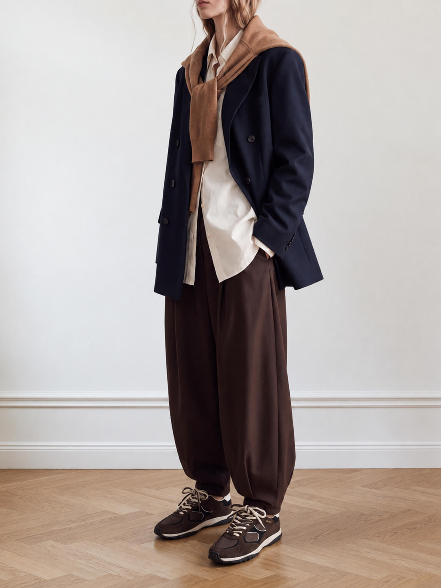 Benny Morgan | Baskets en Daim Marron pour Femme