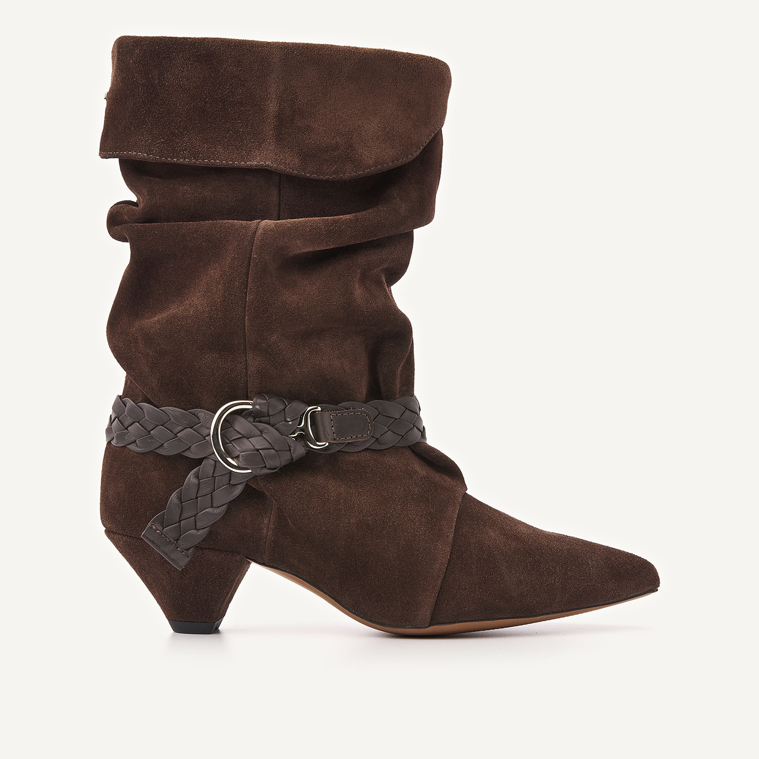 Sally Lynn | Brown Suede Boots for Women