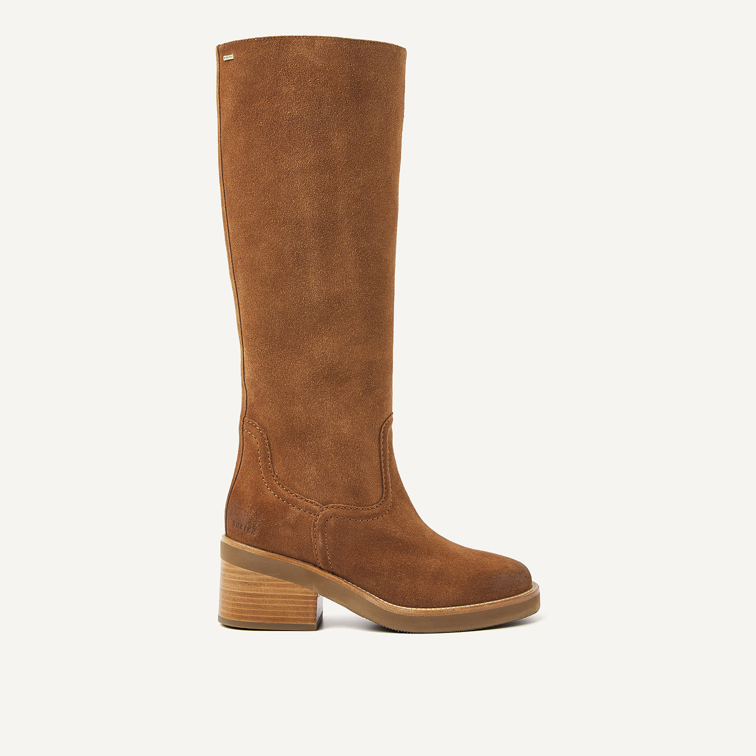 Cassy Boot | Cognac Suède Boots voor Dames
