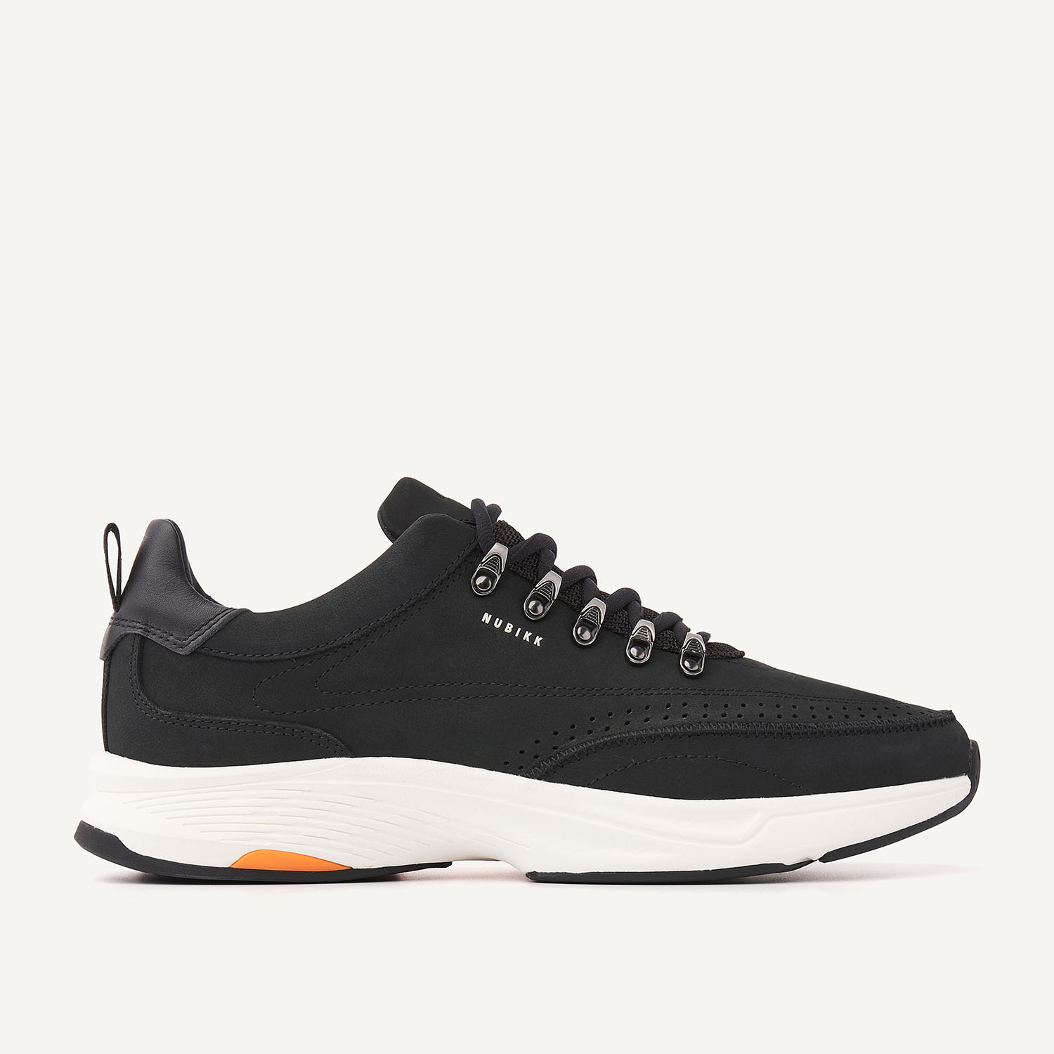 Nero Reese | Zwarte Leren Sneakers voor Heren