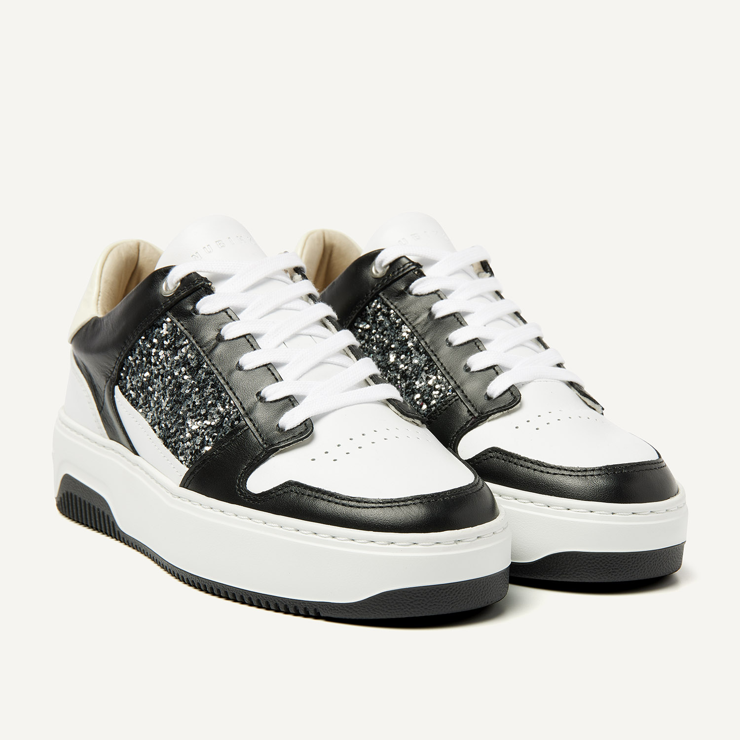 Basket Court Black Glitter Sneakers for Women