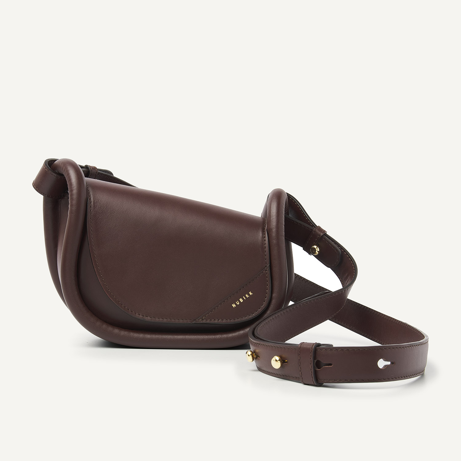 Bobby Mini Bag | Donkerbruine Tas voor Dames