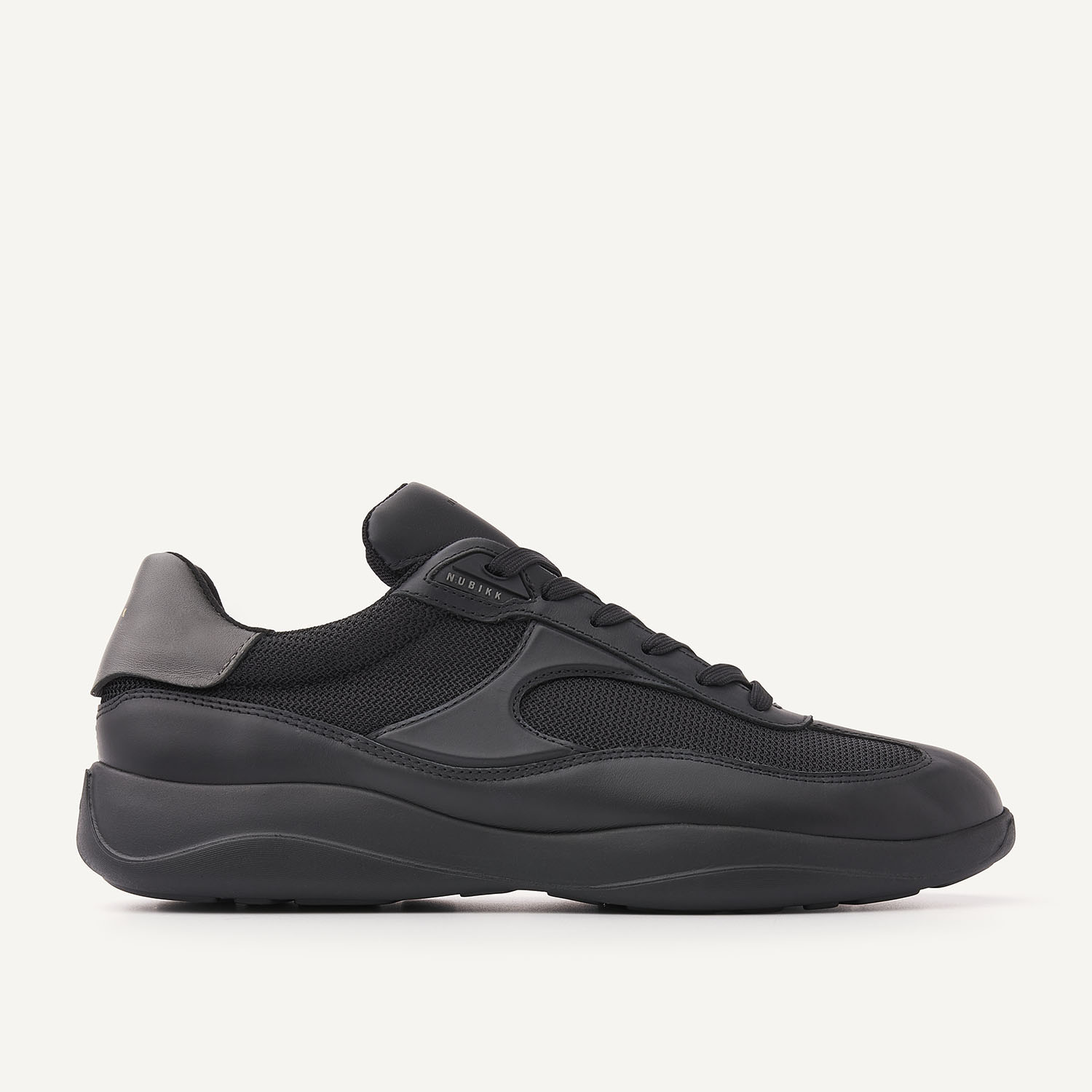 Denzel Dane | Zwarte Leren Sneakers voor Heren