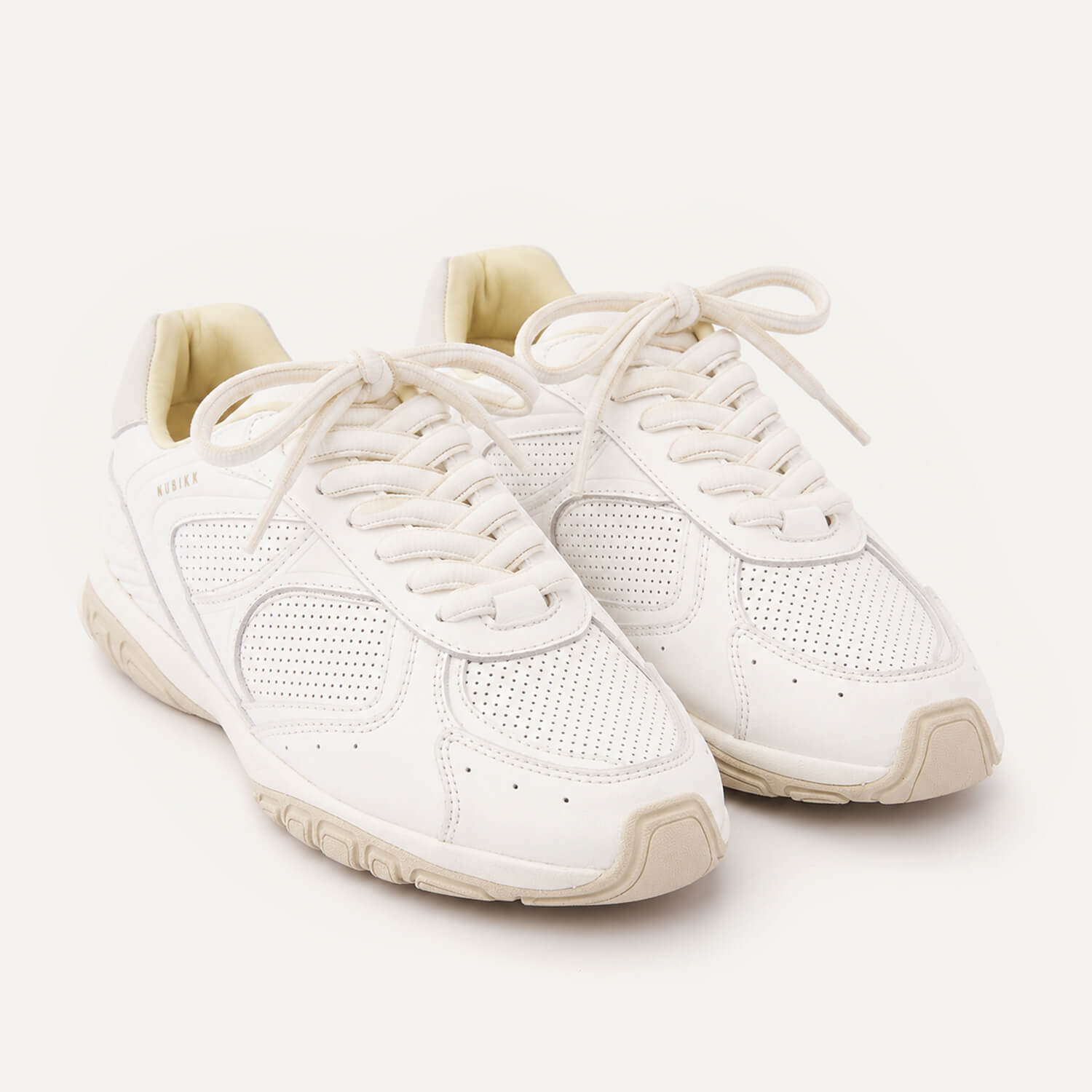 Benny Morgan | Baskets en Cuir Blanc pour Femme