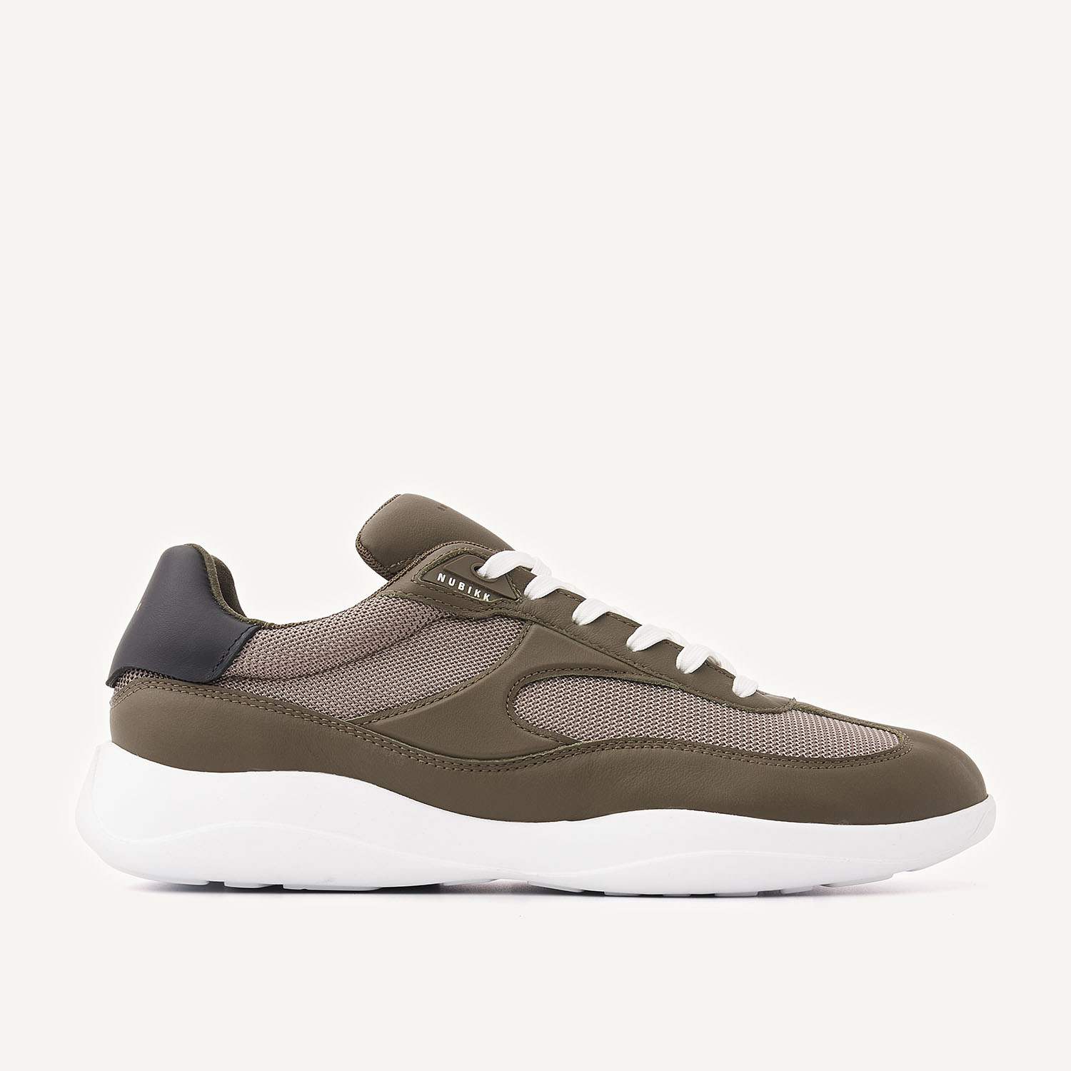 Denzel Dane | Groene Leren Sneakers voor Heren
