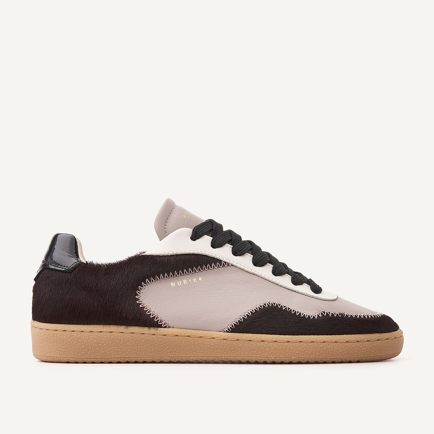 Ray Joss | Bordeaux Pony Lila Sneakers für Damen