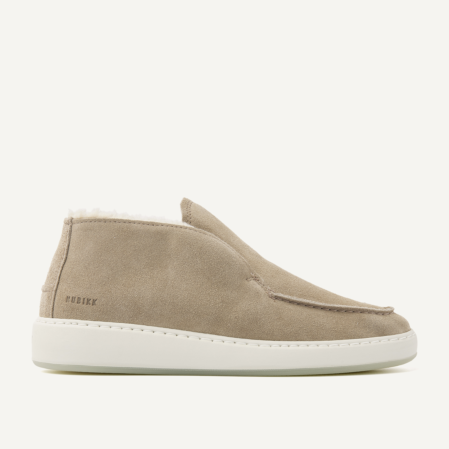 Jiro Suo Fur | Taupefarbene Mid-Slipper für Herren