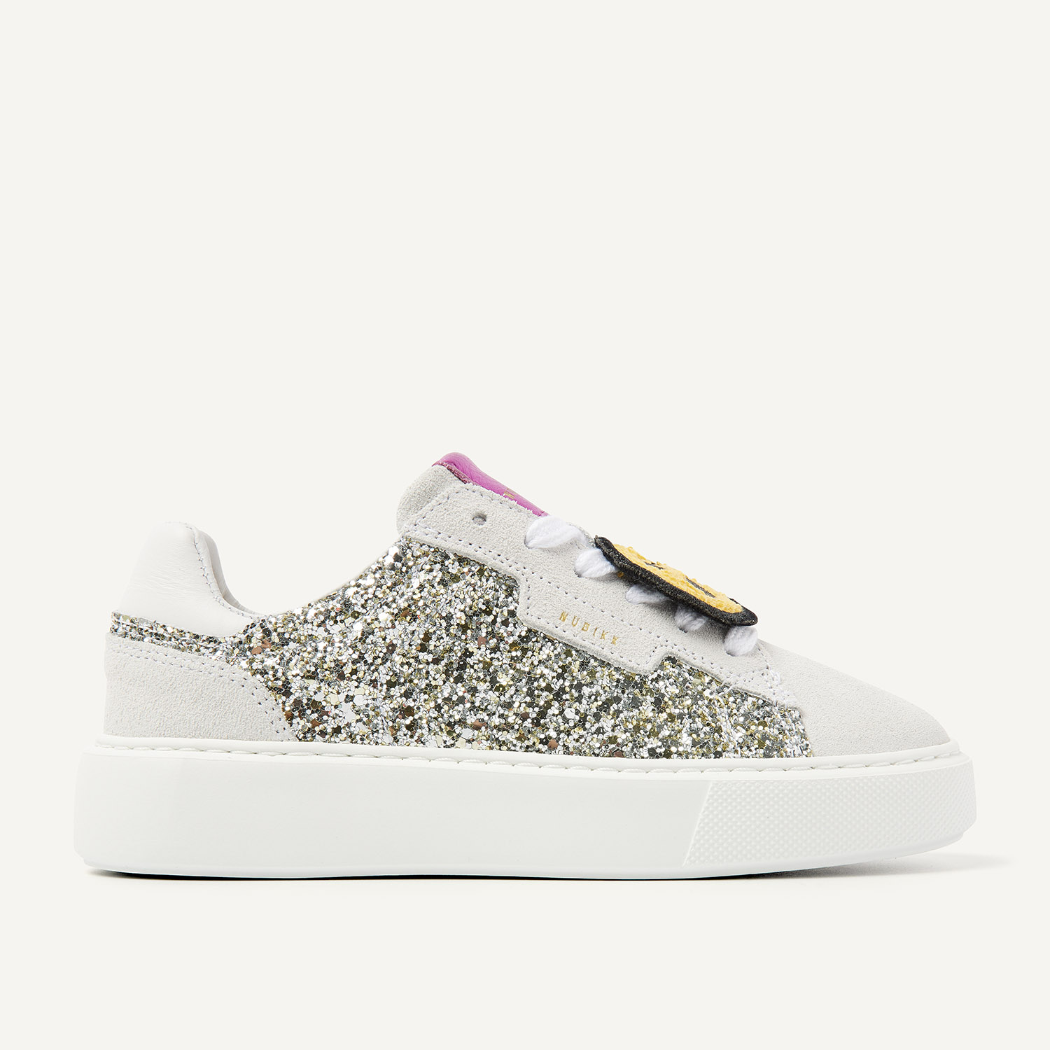 Vince Tora K | Grey Glitter Sneakers for Kids