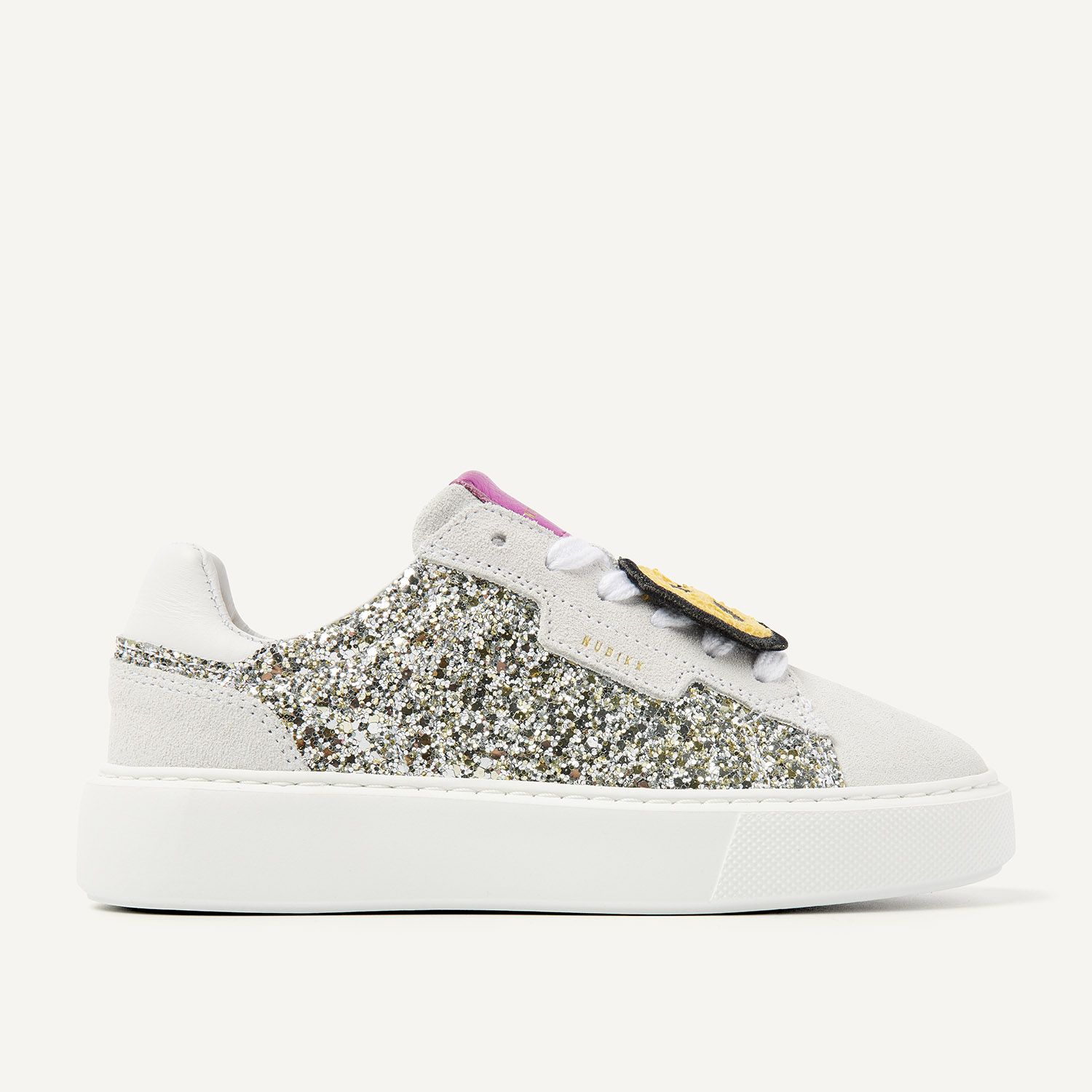 Vince Tora K | Grijze Glitter Sneakers voor Kids