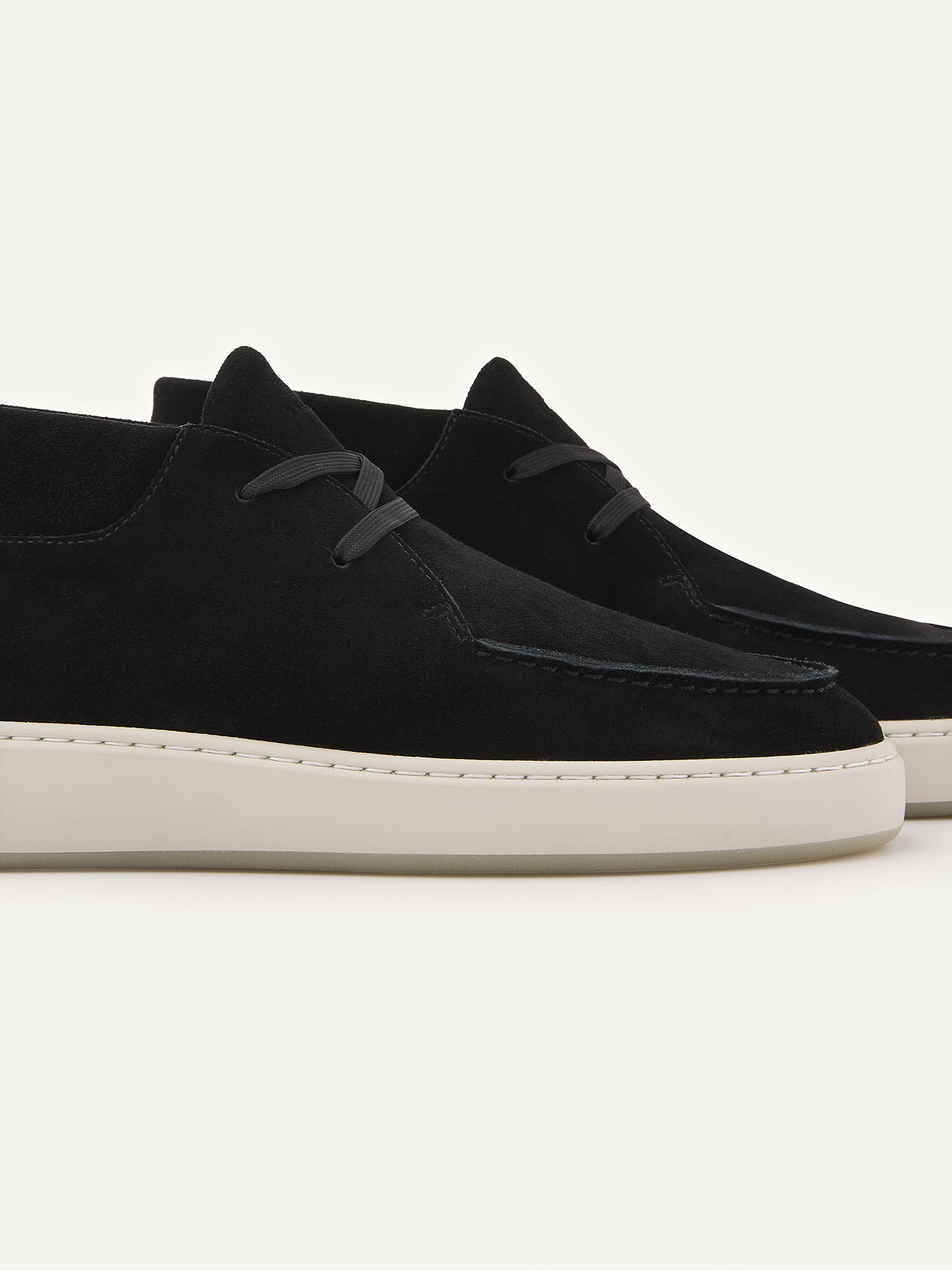 Jiro Gio II | Mocasín de Ante Negro para Hombre