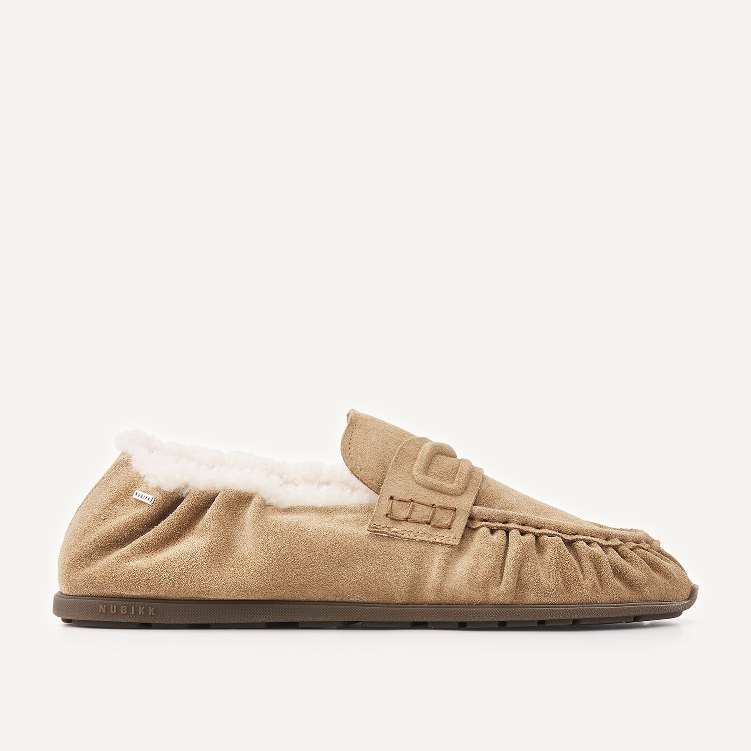 Riley Mio Fur | Oak Wildleder Loafer für Damen
