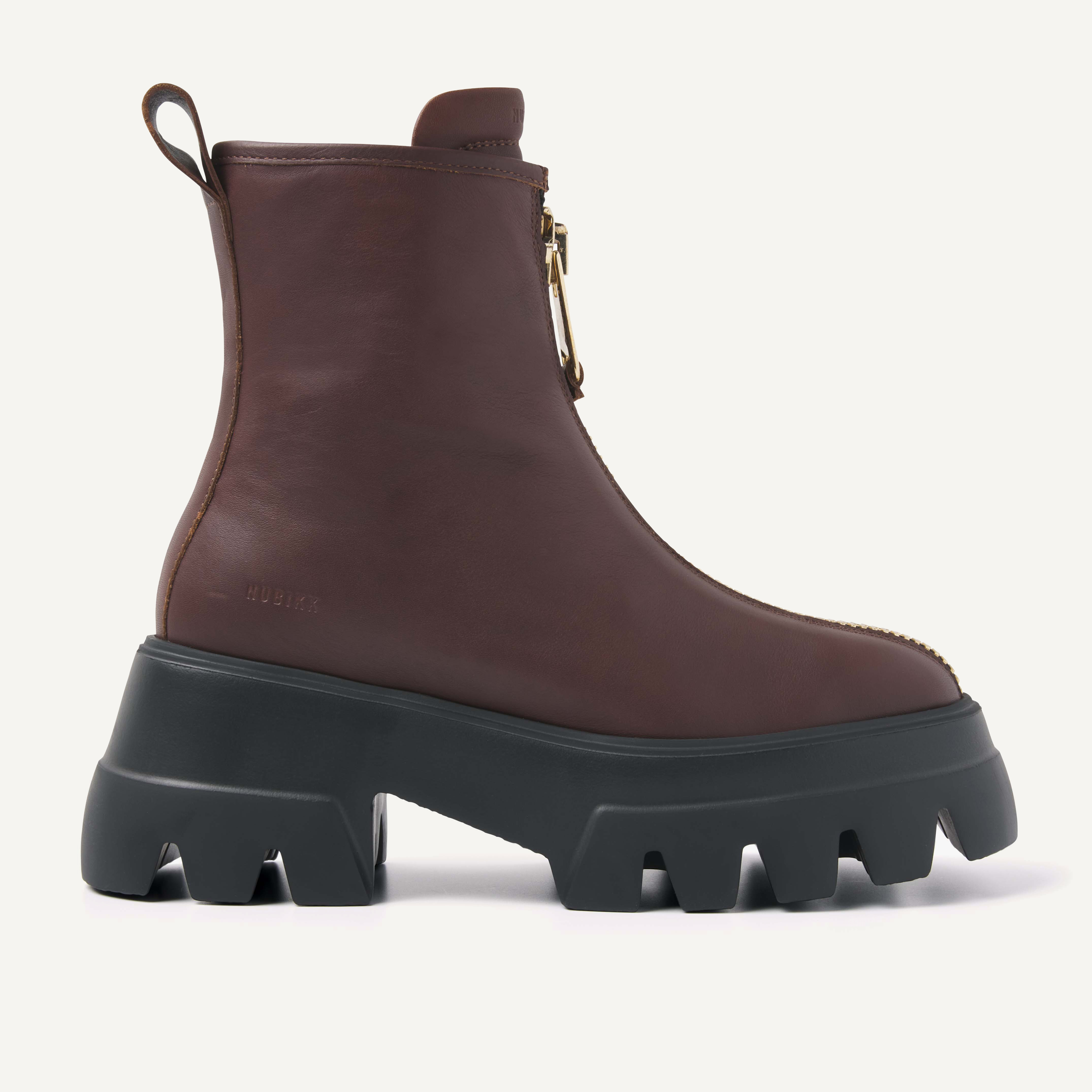 Flore Farai | Burgundy Boots for Women