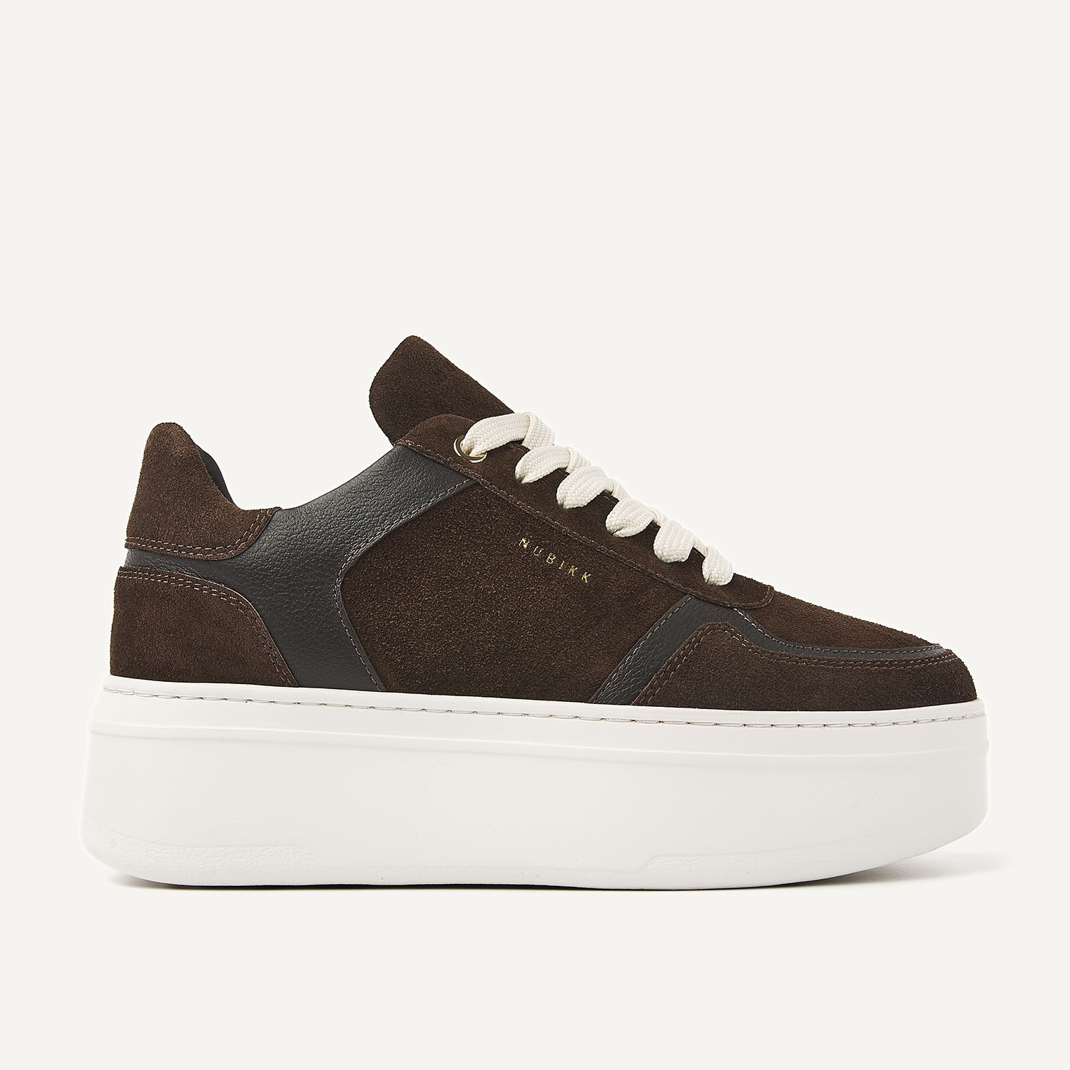 Bayou Platform | Dunkelbraune Sneaker für Damen