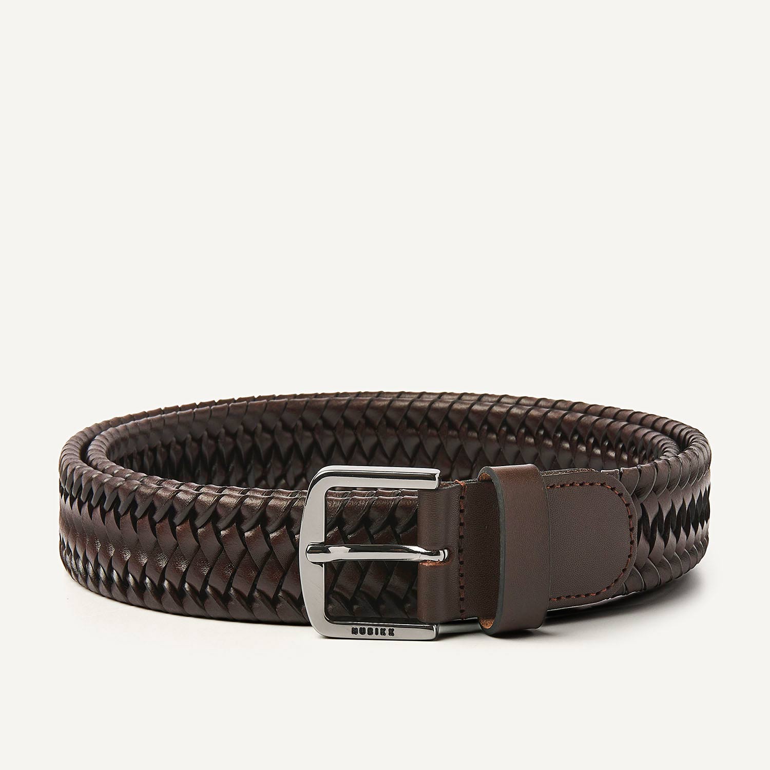 Liam Belt | Dunkelbrauner Ledergürtel für Herren