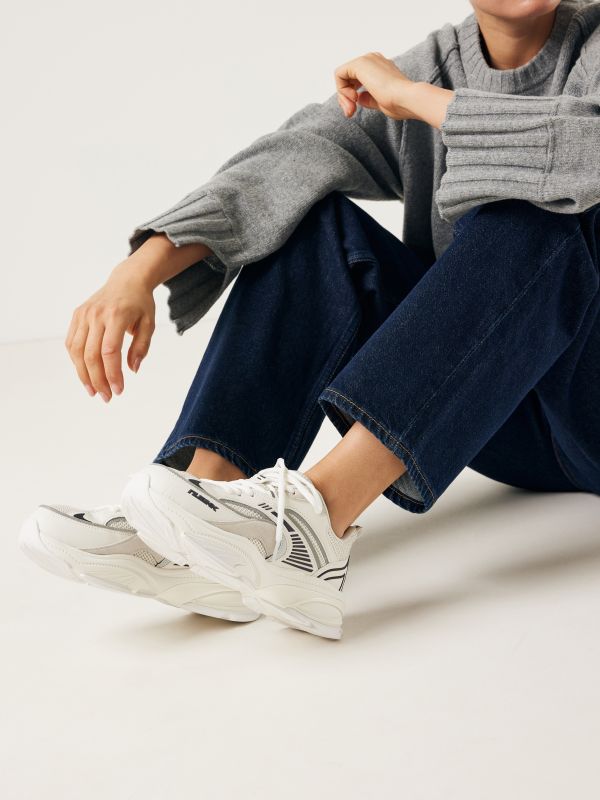 Comet Runner | Off White Grey Sneaker for Women