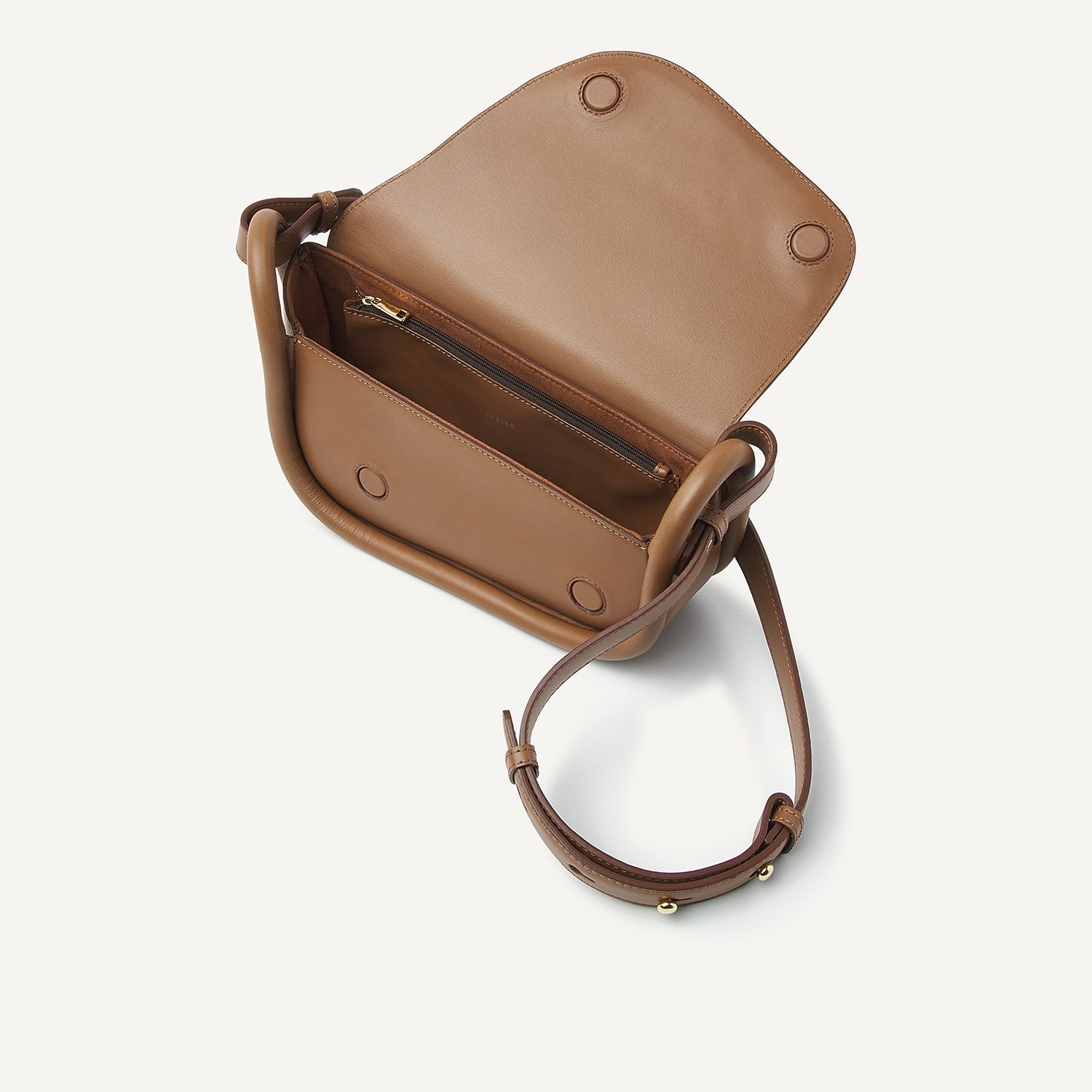 LARGE BOBBY BAG 27CM COGNAC-COLORED CALFSKIN